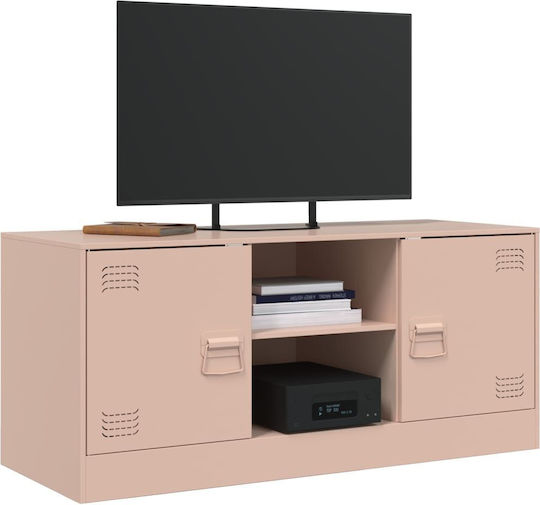 TV-Ständer Metall Rosa M99xP39xH44cm