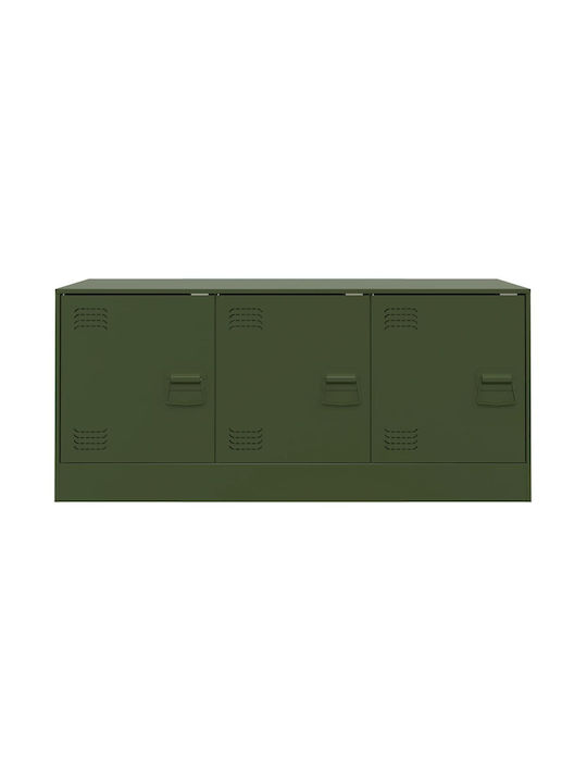 Stand TV Metalic Verde Măsliniu L99xA39xÎ44cm