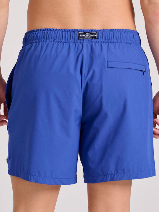 Funky Buddha Herren Badebekleidung Shorts Blue