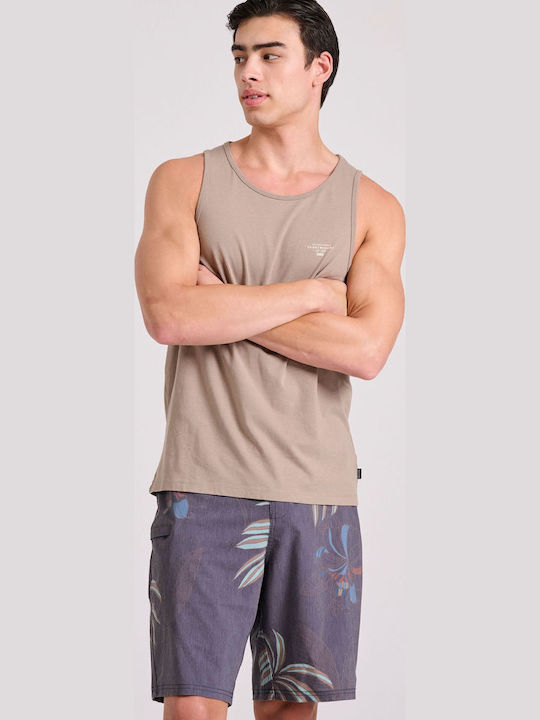 Men's Swimwear Bermuda Gray Floral