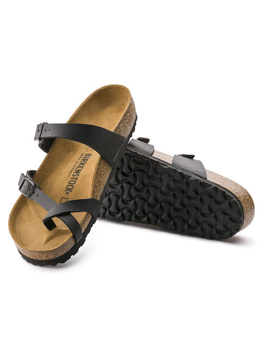 Birkenstock Damen Flache Sandalen in Schwarz Farbe