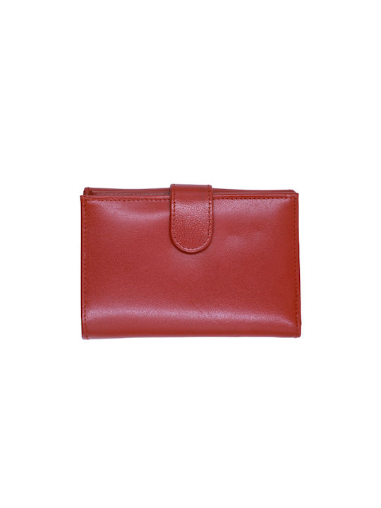 Leather Women's Wallet Red