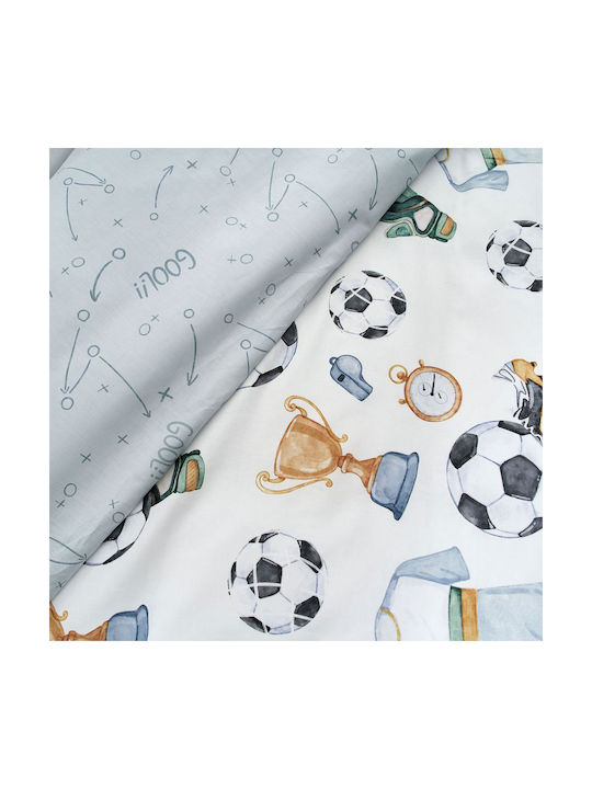 Vesta Home Παιδικό Κουβερλί Μονό Football Ανευ 160x230εκ.