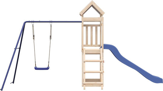 vidaXL Holzturm 427.5x185x215cm. Braun