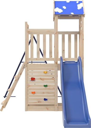 vidaXL Holzturm 427.5x185x215cm. Braun