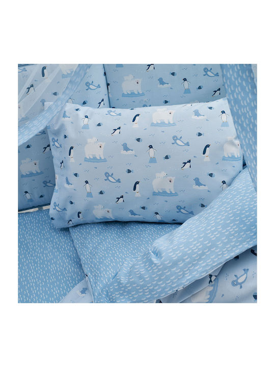 Vesta Home Arktos Πάπλωμα Κούνιας Γαλάζιο Blue 110x150cm