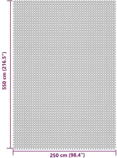 vidaXL Floor for Camping Tent 550x250cm