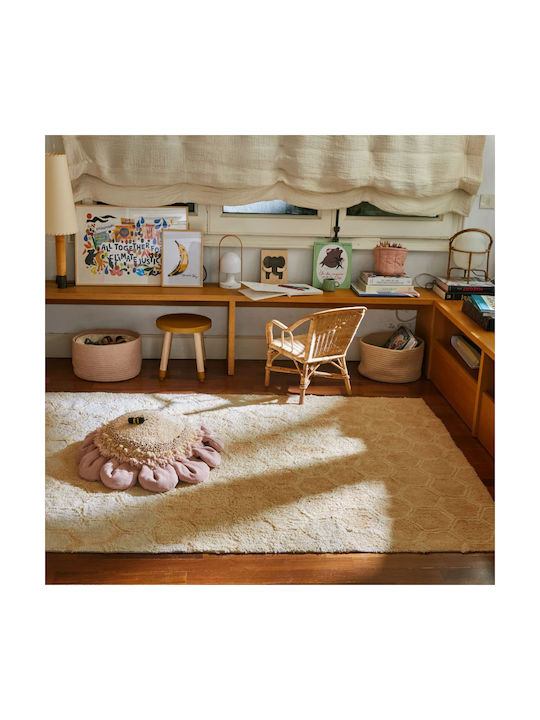 Lorena Canals Sweet Honey Χειροποίητο Παιδικό Χαλί Εκρού 140x200cm