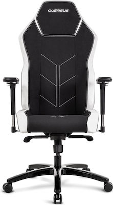 Quersus VAOS.2.1 Fabric Gaming Chair with Adjustable Arms Pearl White