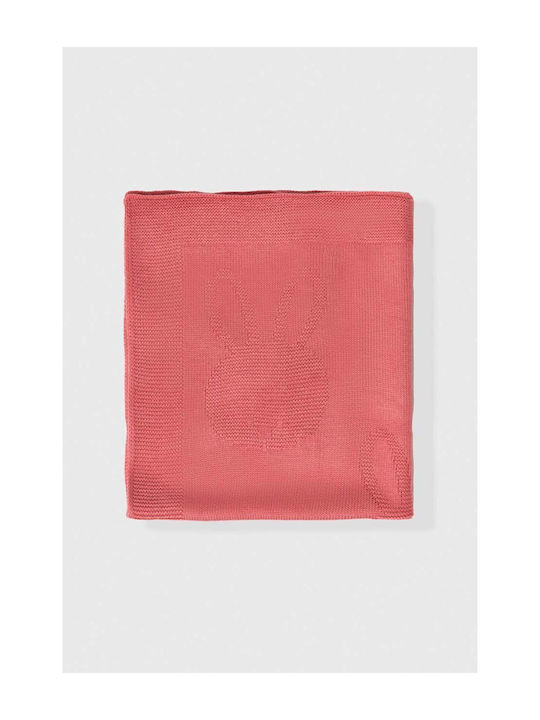 Benetton Blanket Nursery Swaddling Blankets Pink 72x72cm.