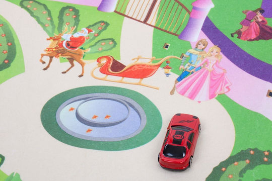 Sun Baby Χαλάκι Δραστηριοτήτων Cars Λευκό 120x80cm