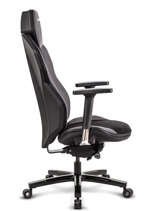 Quersus Edition One - SWF Fabric Gaming Chair with Adjustable Arms Gray