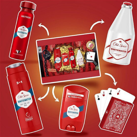 Old Spice Whitewater Cards Set 550 Ml