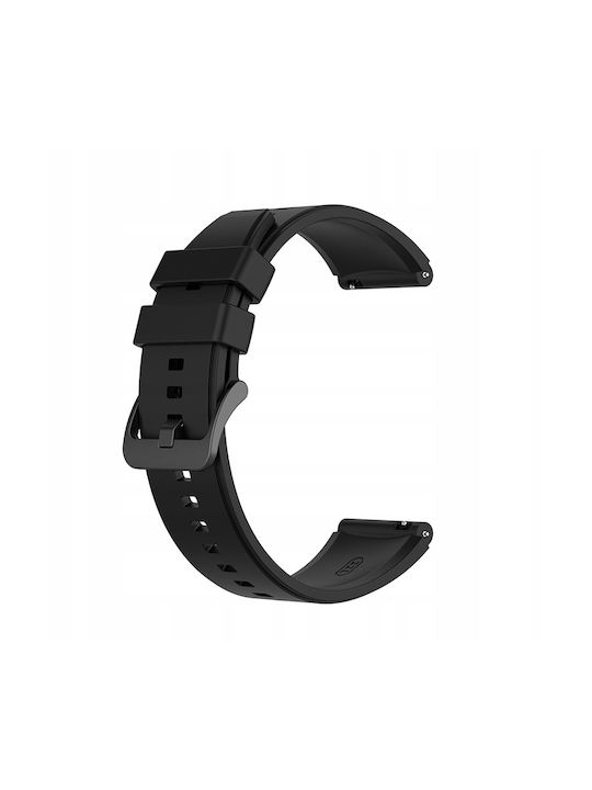 Spacecase Λουράκι Σιλικόνης Μαύρο (Galaxy Watch 42mm)