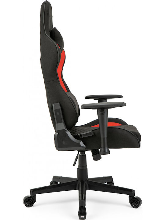 SENSE7 Spellcaster Fabric Fabric Gaming Chair with Adjustable Arms Black / Red
