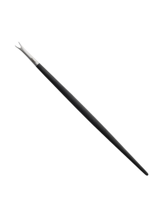 Ready Gabel-Set Obst/Dessert Edelstahl Schwarz 22cm 12Stück
