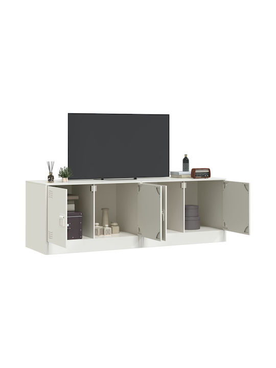 Living Room TV Unit White L67xW39xH44cm