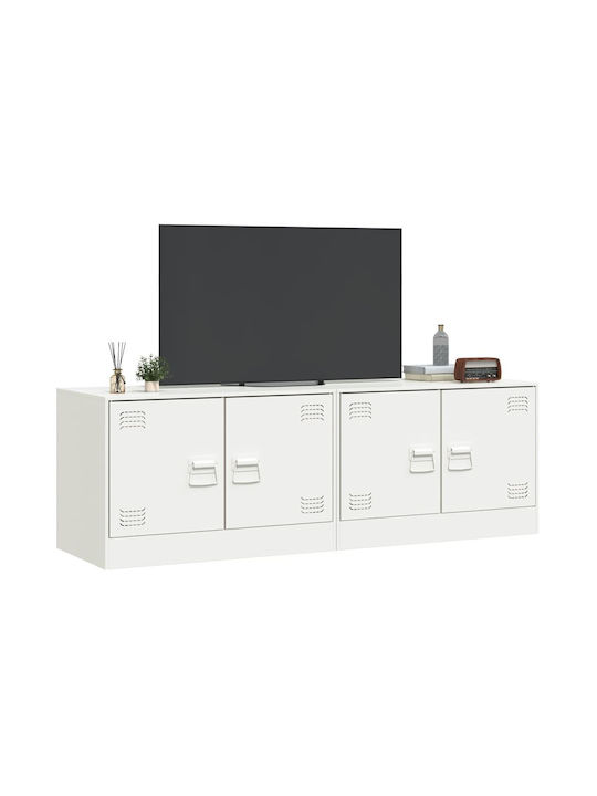 Living Room TV Unit White L67xW39xH44cm