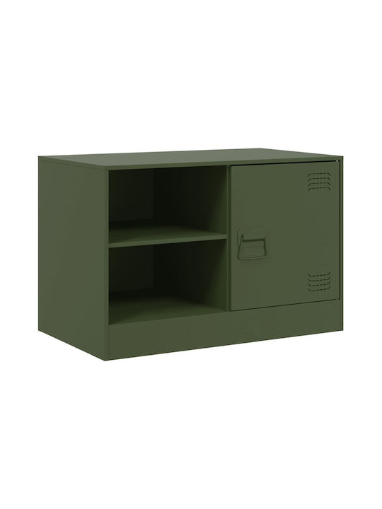 Wohnzimmer TV-Einheit Green olive oil L67xB39xH44cm