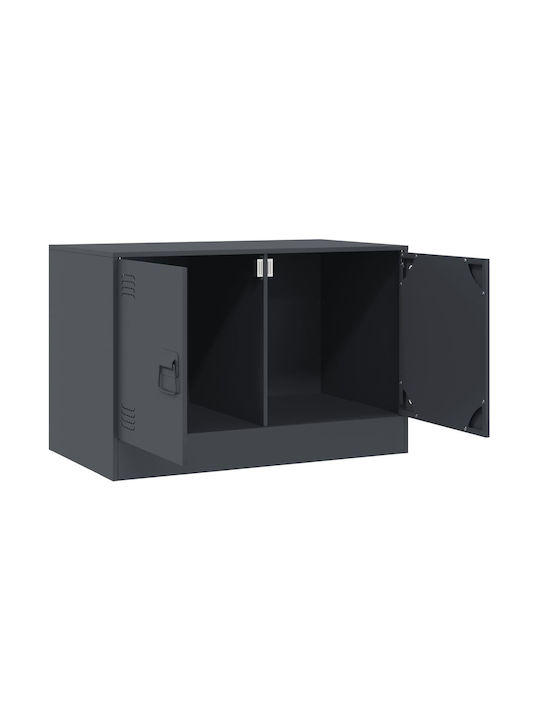 Wohnzimmer TV-Einheit Charcoal L67xB39xH44cm