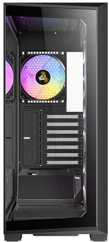 Antec C3 ARGB Gaming Middle Tower Carcasă PC Cu Deschidere Laterală Neagră