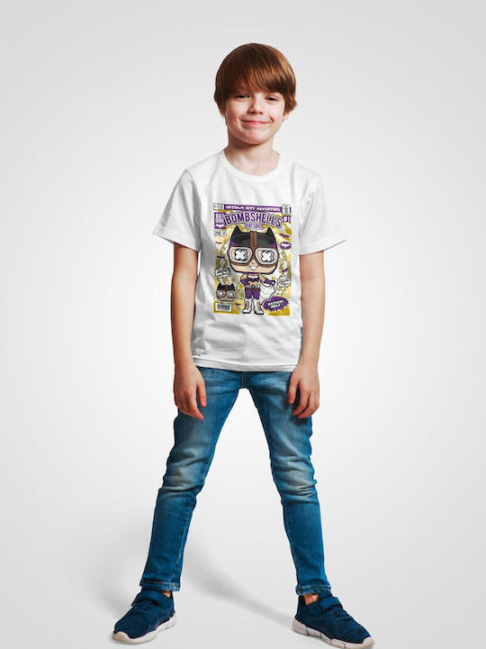 Pop Culture Kids T-shirt White Bombshells