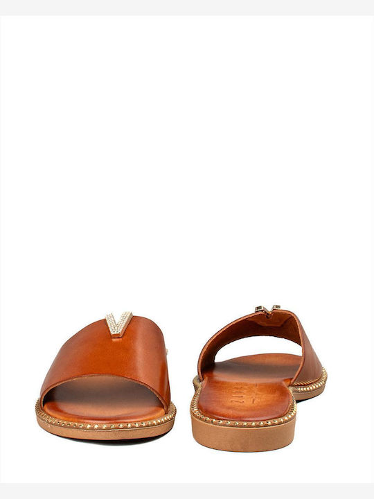 Zakro Collection Piele Sandale dama în Tabac maro Culoare