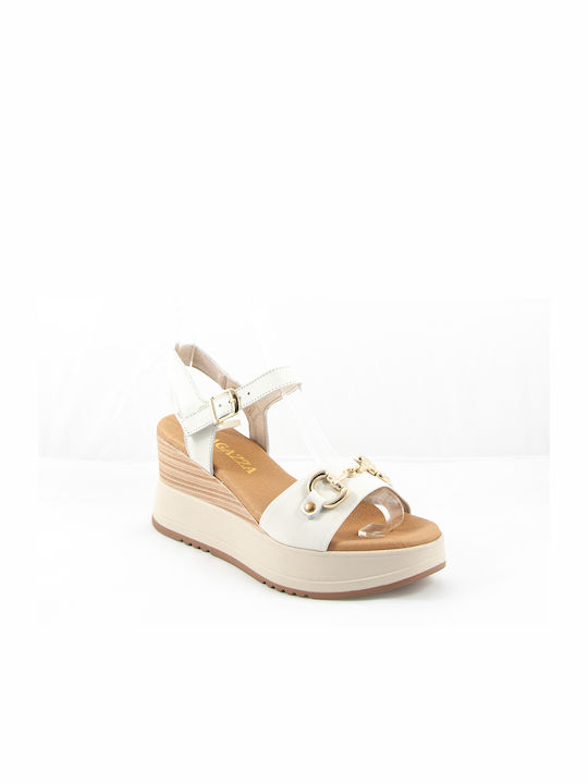 Ragazza Damenplattformen Beige