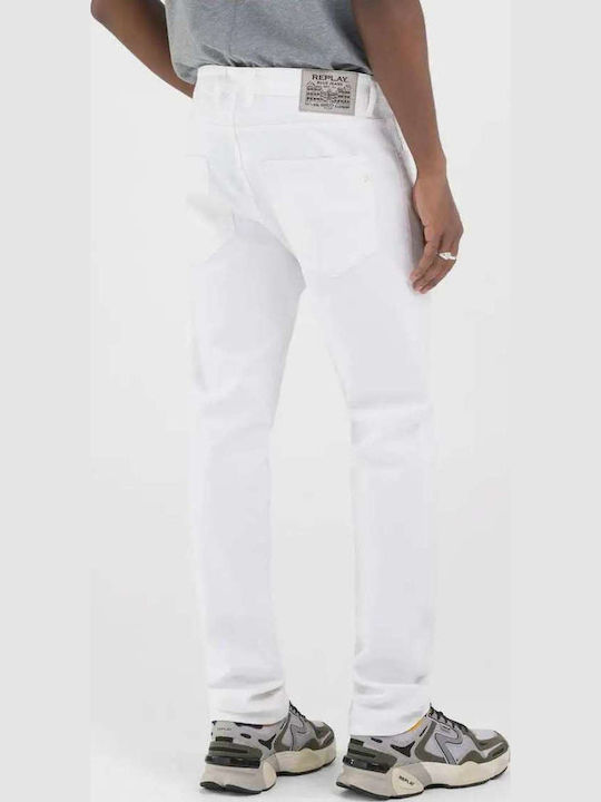 Replay Anbass Trousers White