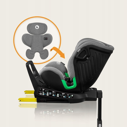 Lionelo Harmony Baby Car Seat i-Size with Isofix Gray Graphite Leather 0-36 kg