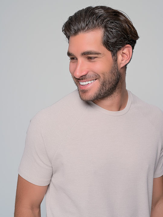 Waffle T-shirt Beige