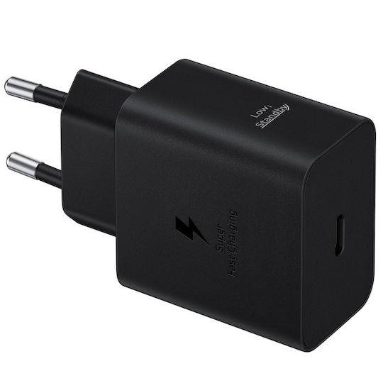 Samsung Charger with USB-C Port and Cable USB-C - USB-C 45W Power Delivery Blacks (EP-T4511X)