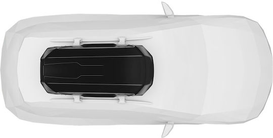 Thule Motion 3 XXL Low Dachbox für Autos mit Doppelseitigem Öffnen 450lt Schwarze Glänzende