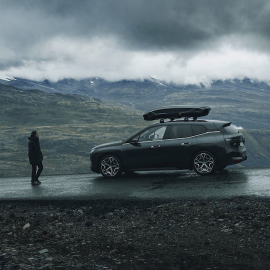 Thule Motion 3 XL Low Автомобилен Багажник За Покрив С Двойно Отваряне 400л Черен Лъскав