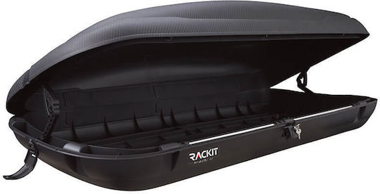 Μπαγκαζιέρα Οροφής Αυτοκινήτου Rackit 400lt Carbon Διπλό Άνοιγμα