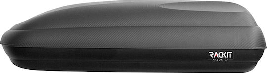 Auto Gs Car Roof Box with Single Opening and 320lt Capacity Black