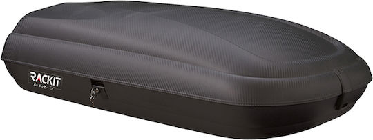 Auto Gs Car Roof Box with Single Opening and 320lt Capacity Black
