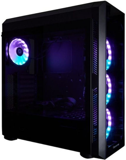 Chieftec Scorpion 3 Gaming Midi-Turm Computergehäuse mit RGB-Beleuchtung Schwarz