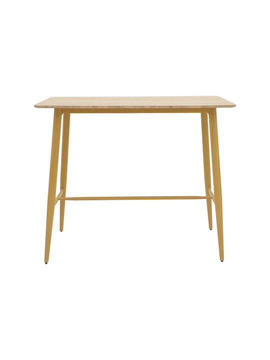 Senso Table Bar Wooden Natural 120x60x103cm