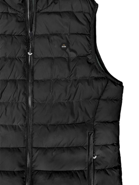 Double Men's Sleeveless Jacket Black