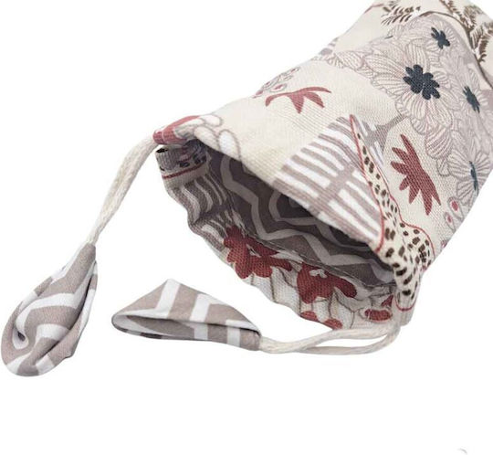 Handmade Eyeglass Case Soft with Cord White