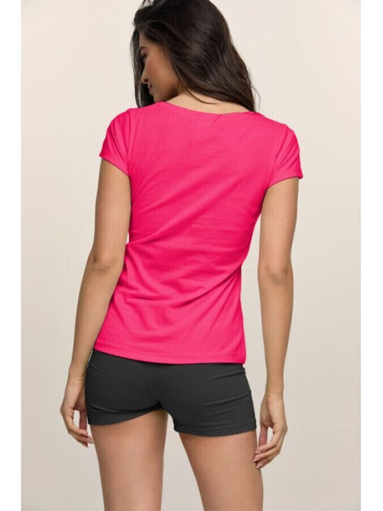 Damen Sport Bluse Pink