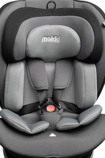 Caretero Mokki Baby Car Seat High-back Booster i-Size with Isofix Grey 0-36 kg
