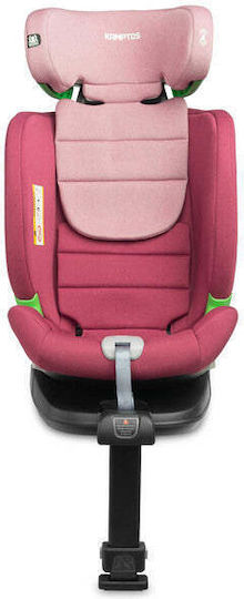 Caretero Kamptos Детско Столче за Кола i-Размер с Isofix Dirty Pink 0-36 кг
