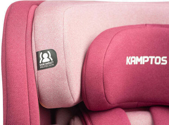 Caretero Kamptos Детско Столче за Кола i-Размер с Isofix Dirty Pink 0-36 кг