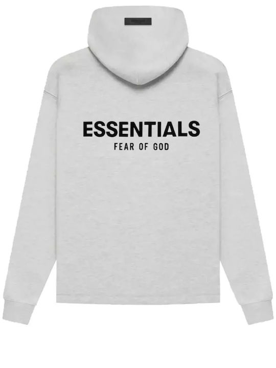 Essentials Fear God Men's Sweatshirt with Hood Light Oatme