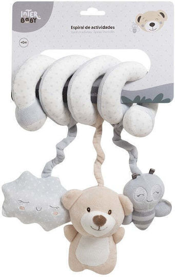 Kikka Boo Spiral Toy for Crib and Car Bear for 0++ Months