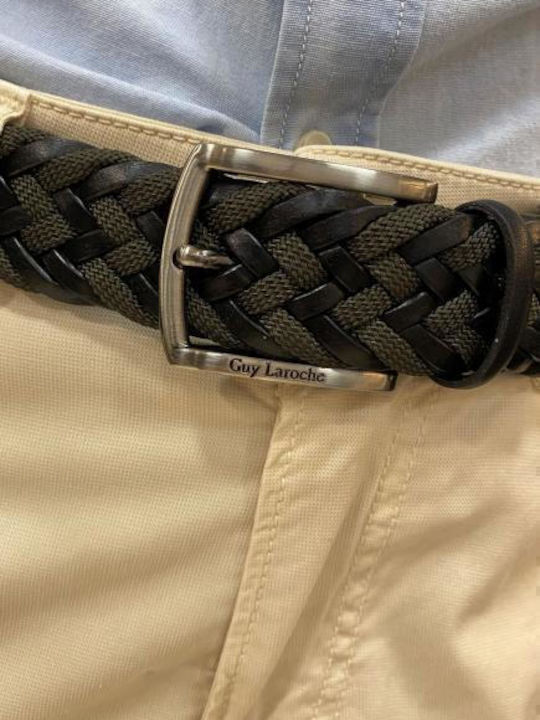 Herren Gürtel Gestrickt Mehrfarbig