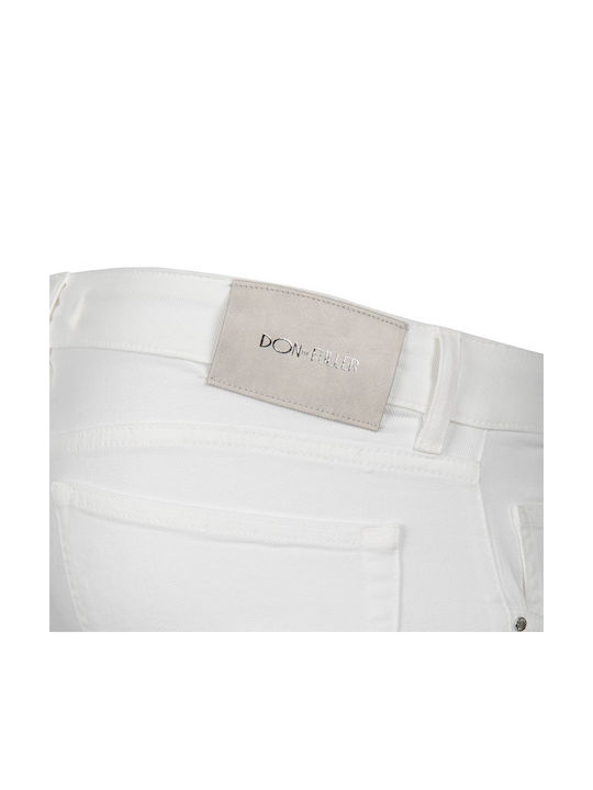 Men's Jeans Pants Elastic with Slim Fit Ecru