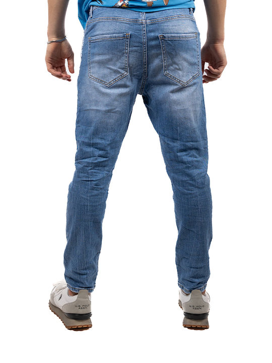 Adrexx Pantaloni de Bărbați din Jean în Croială Slim Blue